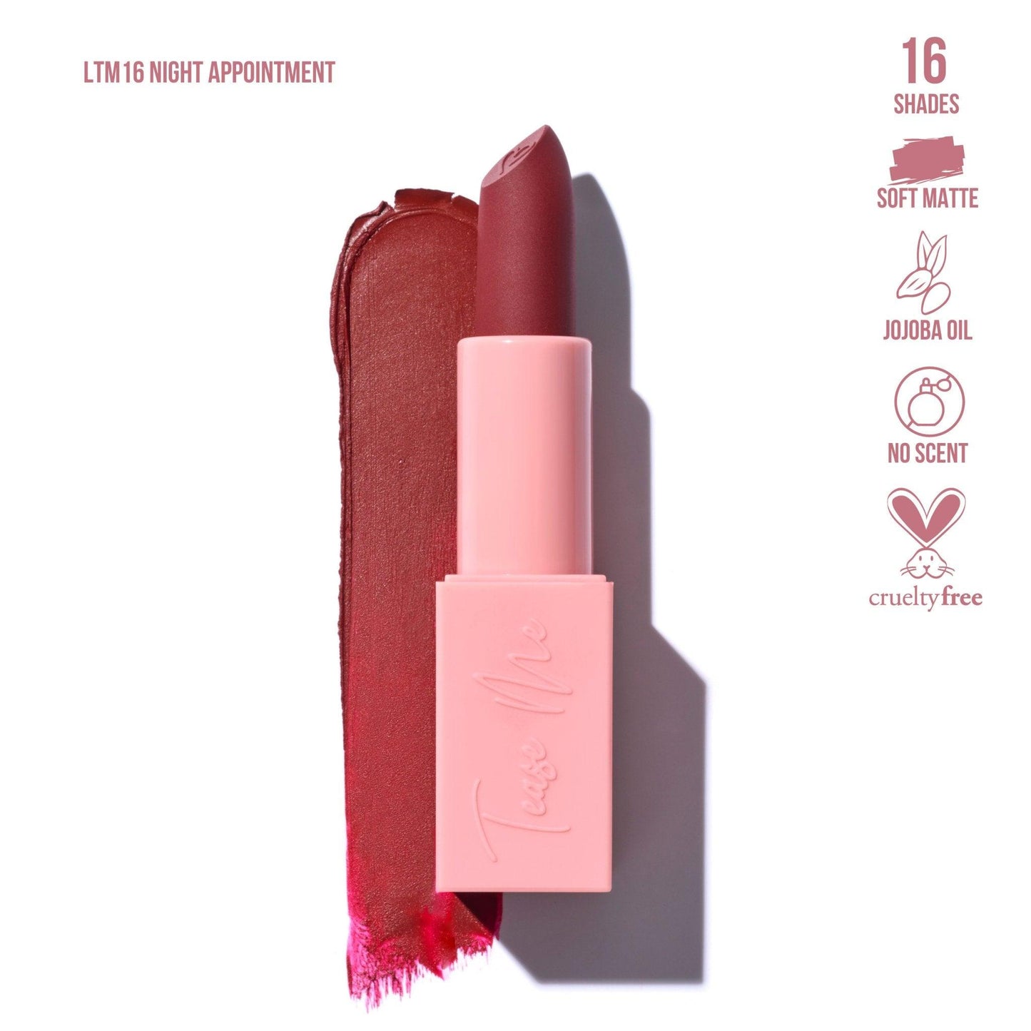 Tease Me Soft Matte Lipstick