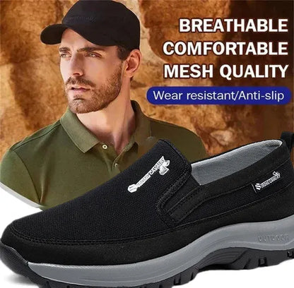🔥LAST DAY 70% OFF🔥Men's Arch Support & Breathable and Light & Non-Slip Shoes - Proven Plantar Fasciitis, Foot and Heel Pain Relief.