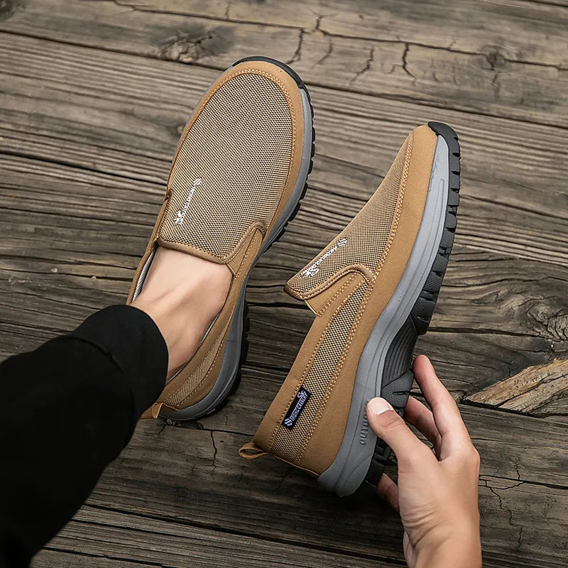 🔥LAST DAY 70% OFF🔥Men's Arch Support & Breathable and Light & Non-Slip Shoes - Proven Plantar Fasciitis, Foot and Heel Pain Relief.