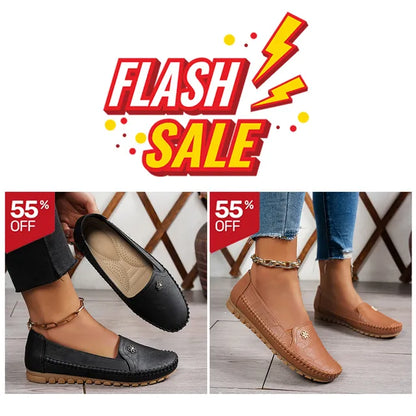 🔥Best Seller-Last Day Sale 60% OFF🔥 Orthopedic leather shoes, Lightweight, Anti-Slip, Breathable for Women