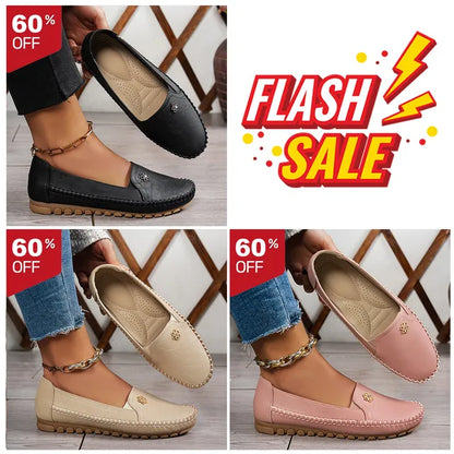 🔥Best Seller-Last Day Sale 60% OFF🔥 Orthopedic leather shoes, Lightweight, Anti-Slip, Breathable for Women